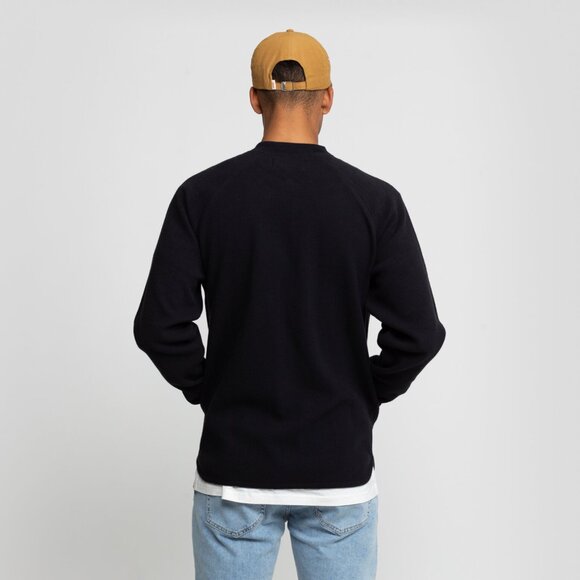 BNWT Revolution of 1995 - Men's Black Organic Cotton Zip-Up Bomber Sweatshirt - Picture 3 of 6